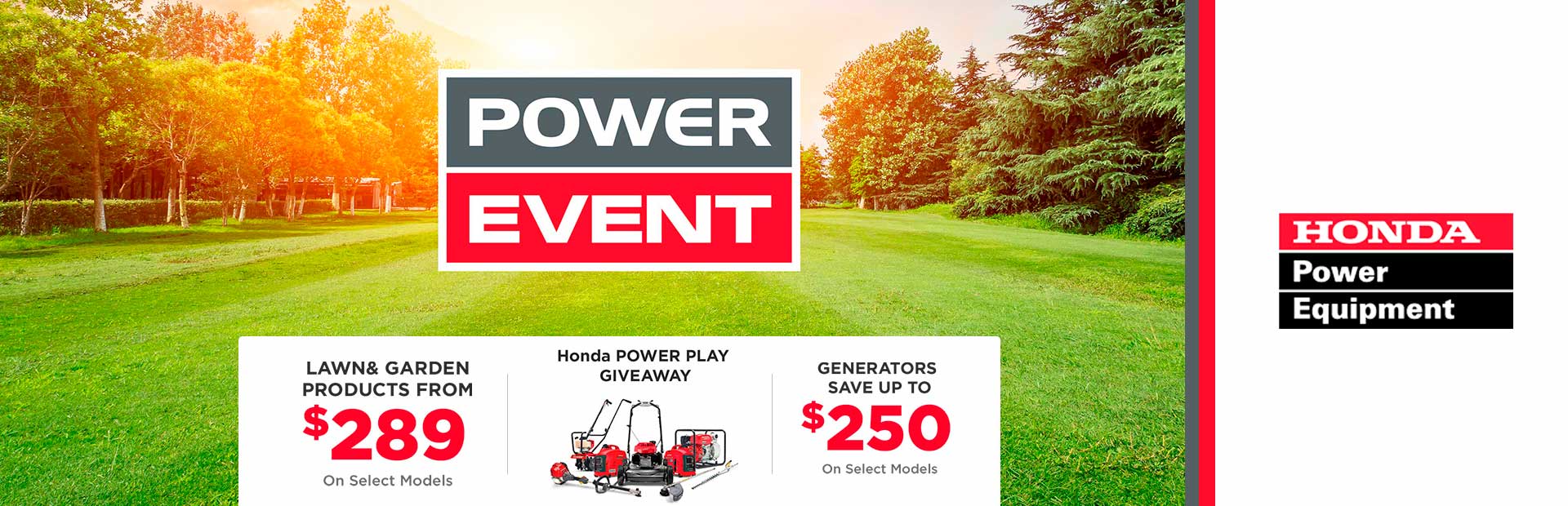 Honda Power Equipment: Honda Power Play Giveaway
